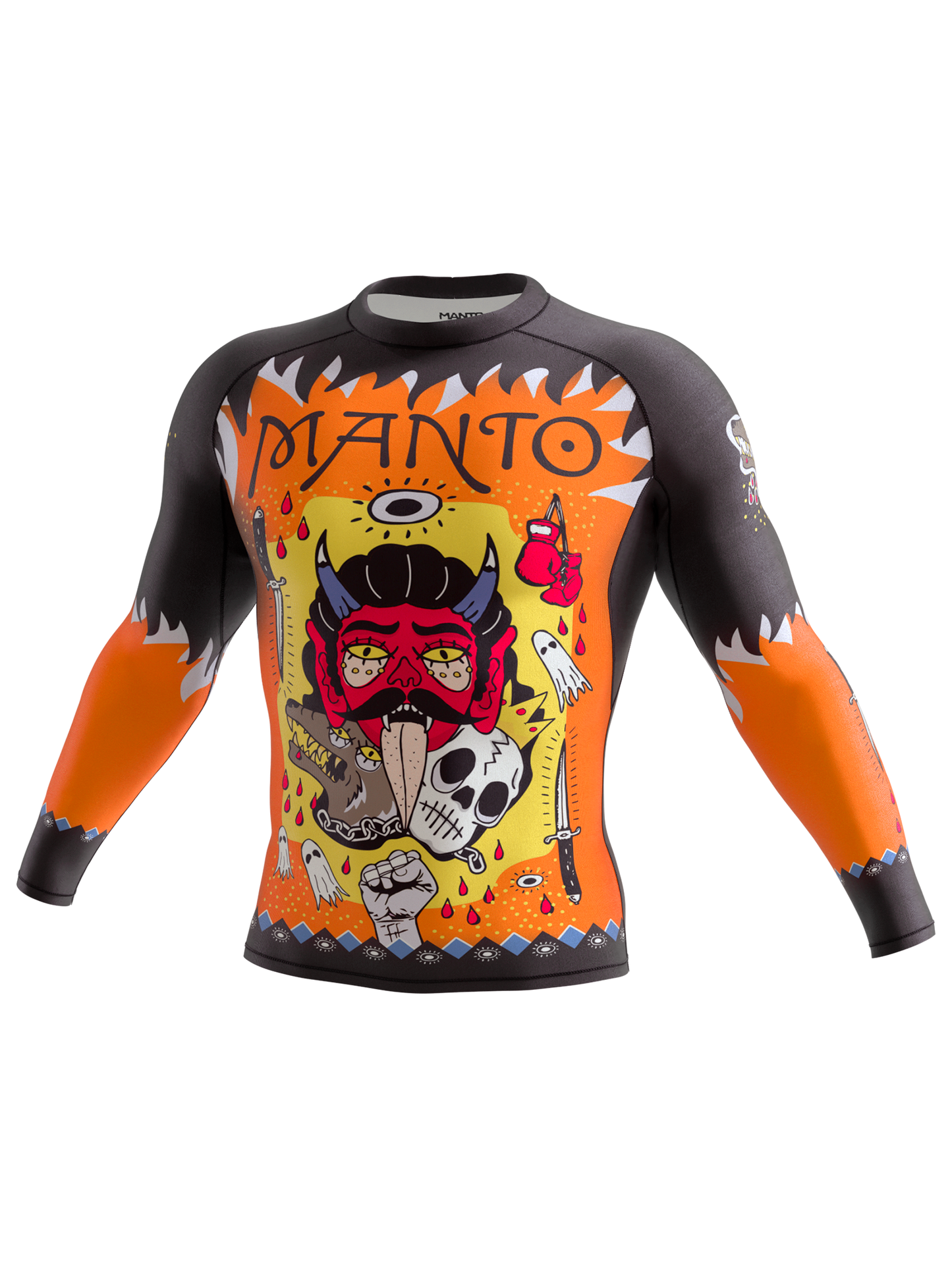 MANTO Langarm rashguard DIABLO