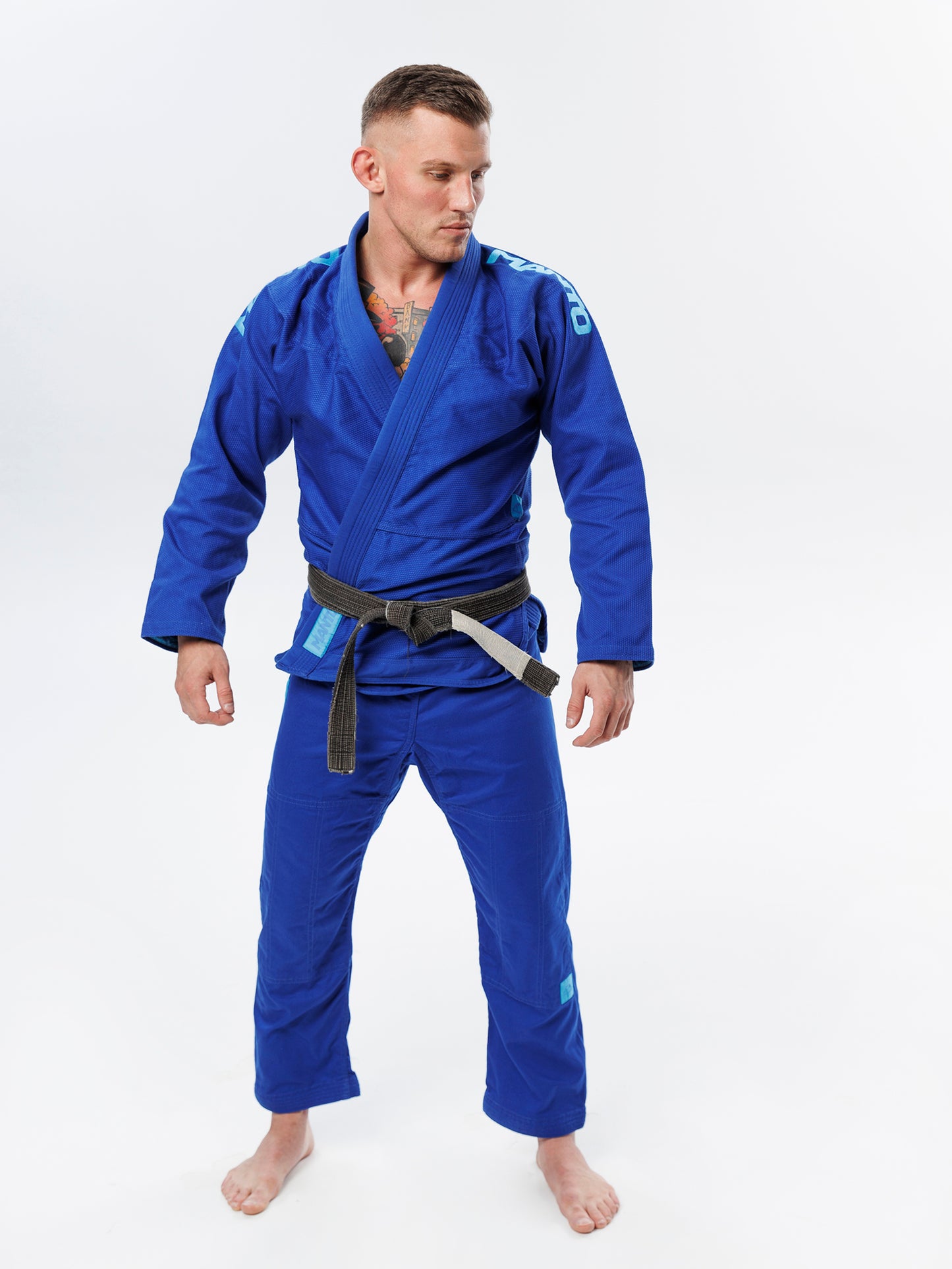 GI JJB MANTO "X5" Bleu