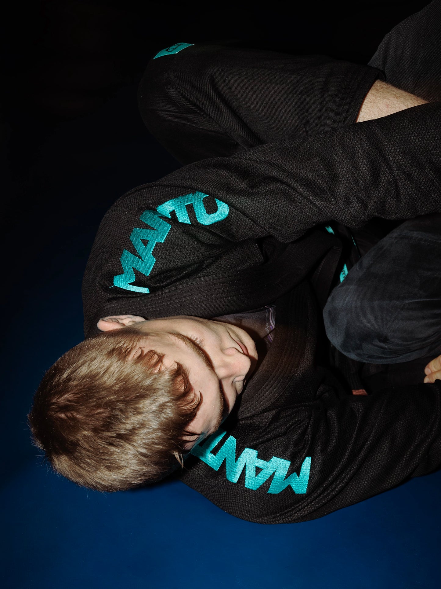 MANTO "X5" BJJ GI nero - turchese