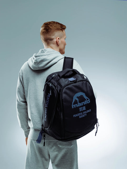 MANTO convertible backpack SOCIETY medium - Schwarz