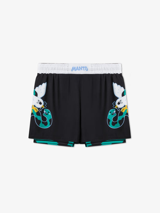 MANTO fight shorts DOVE
