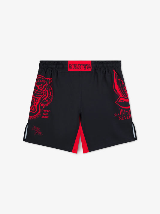 MANTO fight shorts MIKO - Schwarz