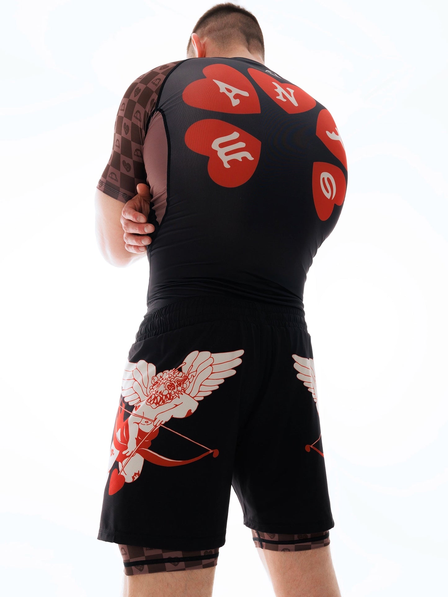 Pantaloncini da combattimento MANTO TUFF LUV neri