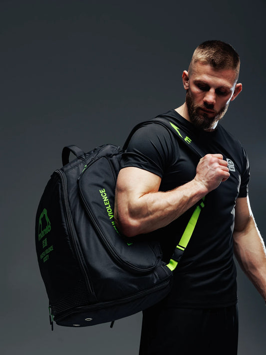 MANTO XL convertible backpack SOCIETY - Schwarz