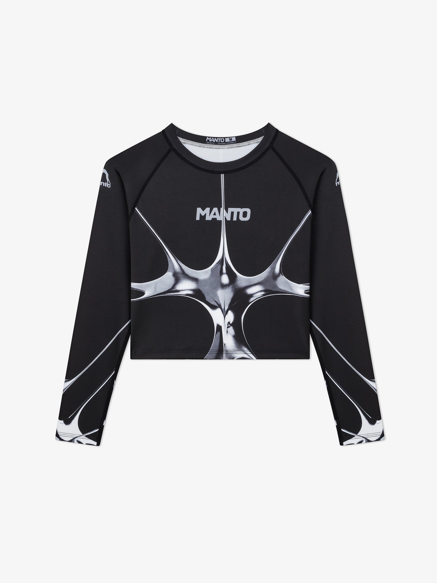 MANTO rashguard CHROME - Schwarz
