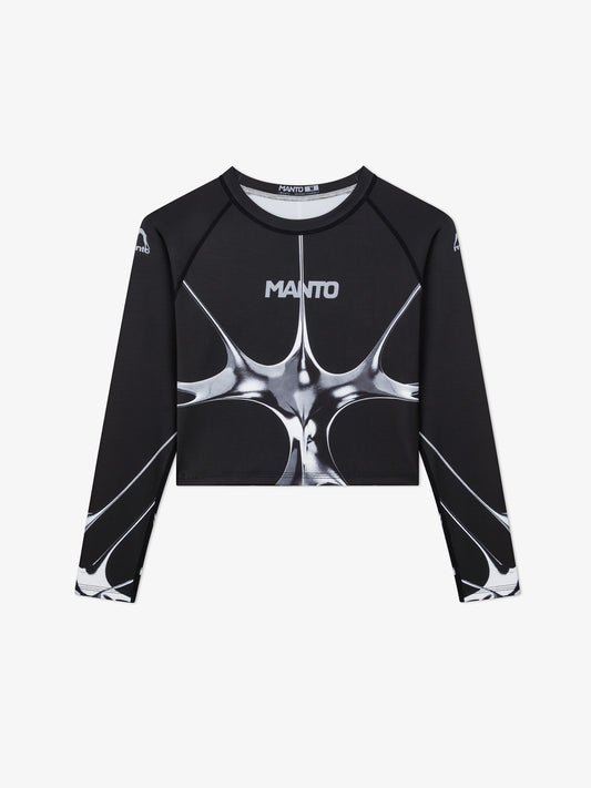 MANTO rashguard CHROME - Schwarz
