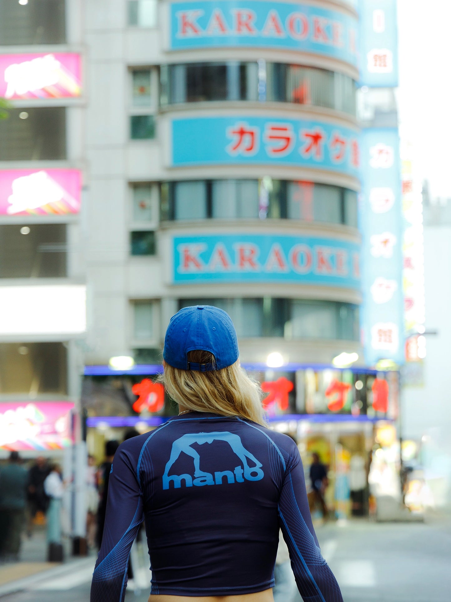 Rashguard MANTO DEFEND bleu marine