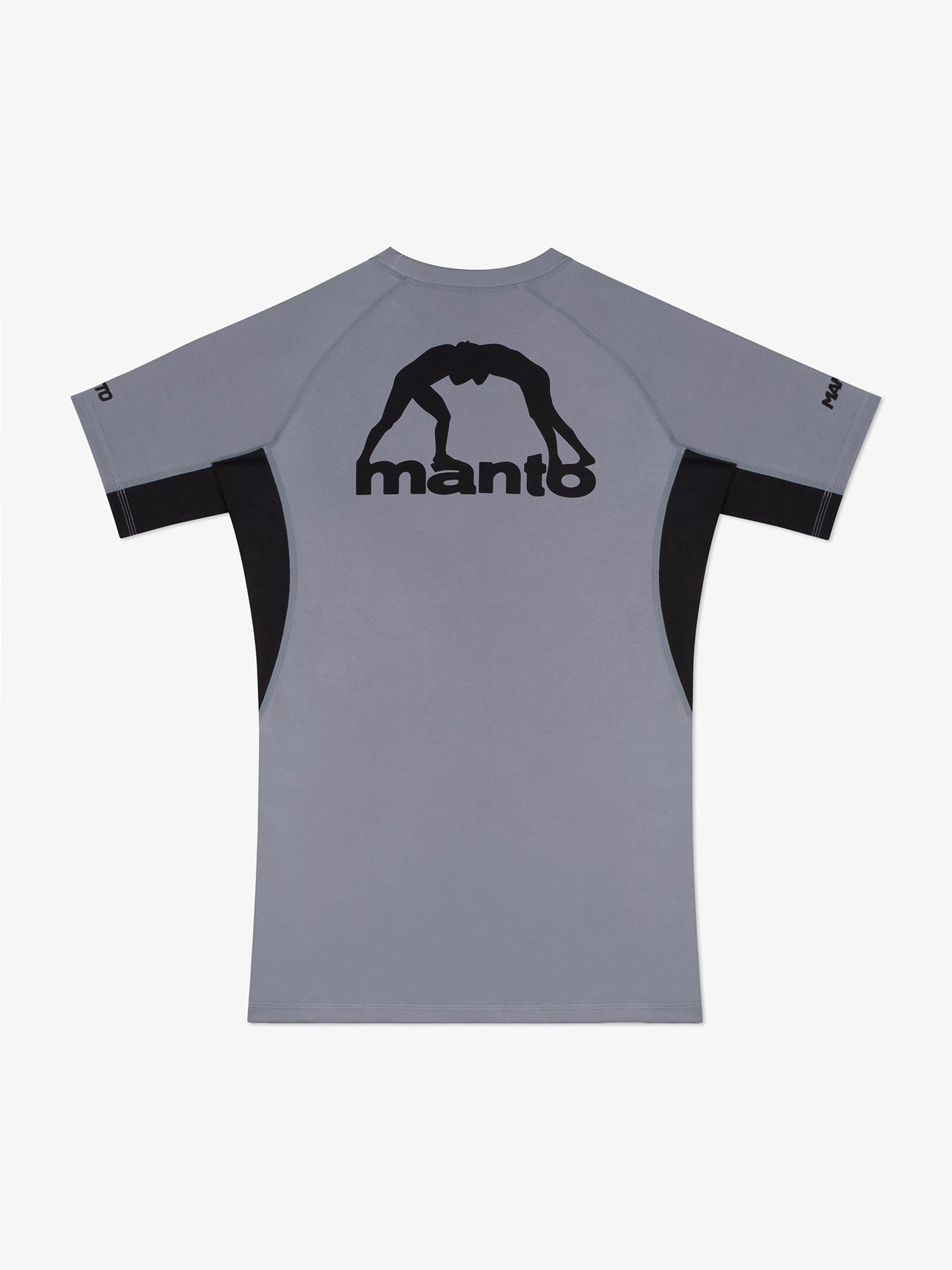 MANTO rashguard LOGO DUAL – šedý
