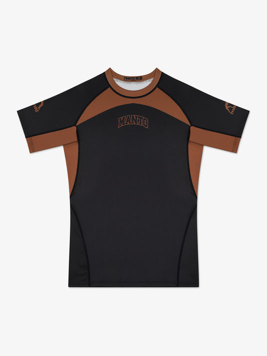 MANTO rashguard RANKED 25 - Braungurt