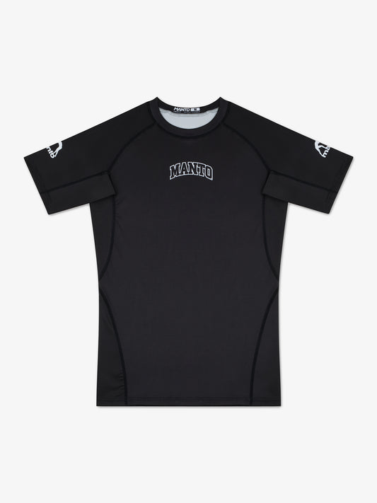 MANTO rashguard RANKED 25 - Schwarzgurt