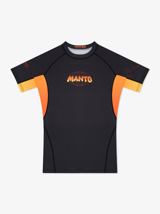 MANTO rashguard WARSAW TO TOKYO - Schwarz
