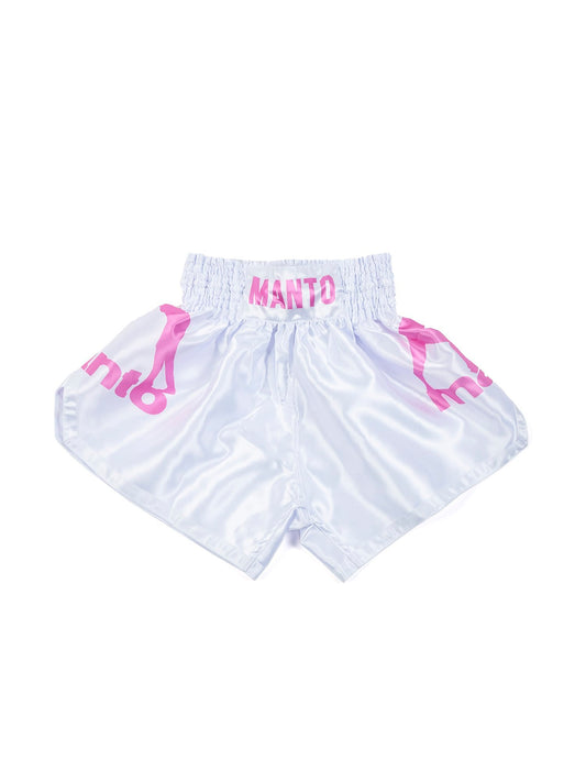 MANTO shorts MUAY THAI DUAL - Weiss - FIGHTWEAR