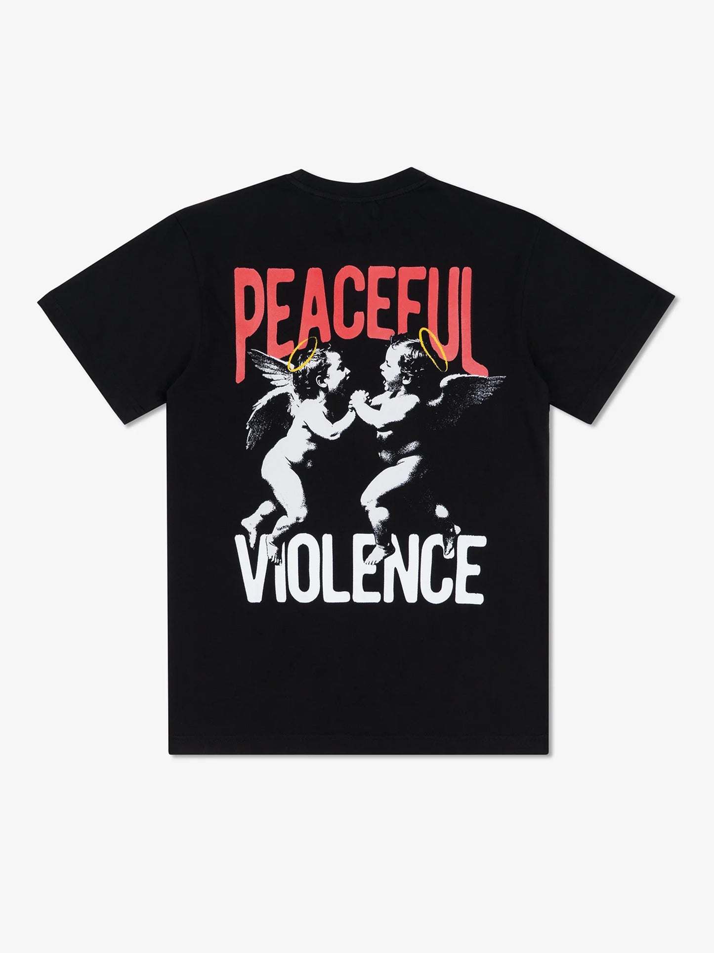 MANTO t-shirt ANGELS - Schwarz - FIGHTWEAR