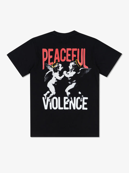 MANTO t-shirt ANGELS - Schwarz - FIGHTWEAR