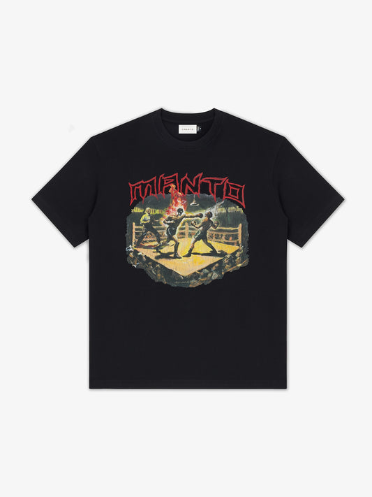 MANTO t-shirt GHOST FIGHTER schwarz