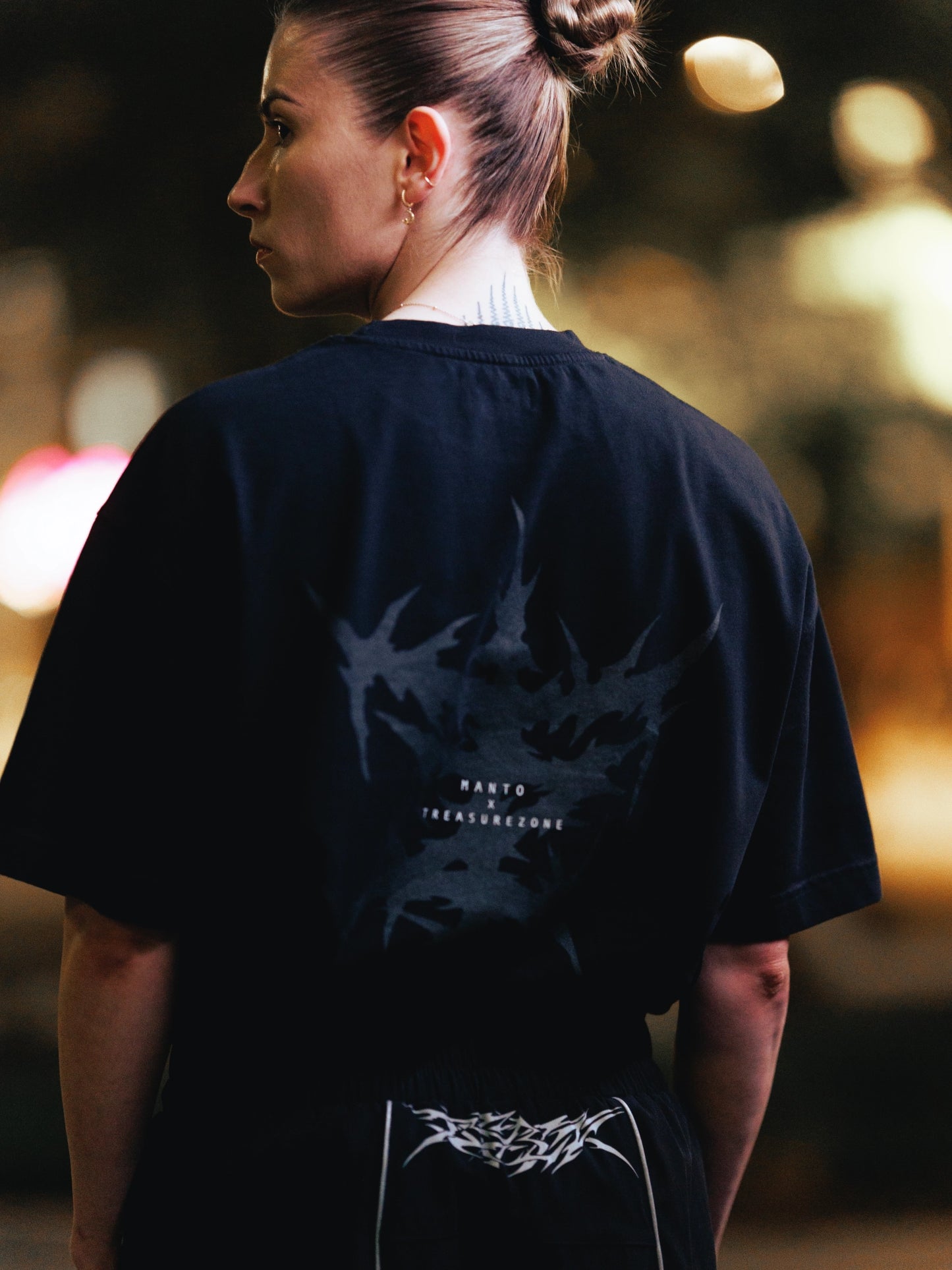 MANTO t-shirt TREASURE ZONE OVERSIZE schwarz - FIGHTWEAR