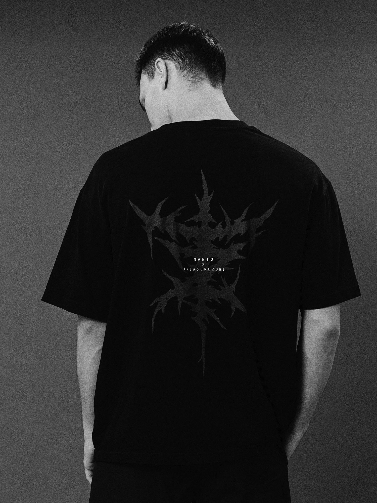 MANTO t-shirt TREASURE ZONE OVERSIZE schwarz - FIGHTWEAR