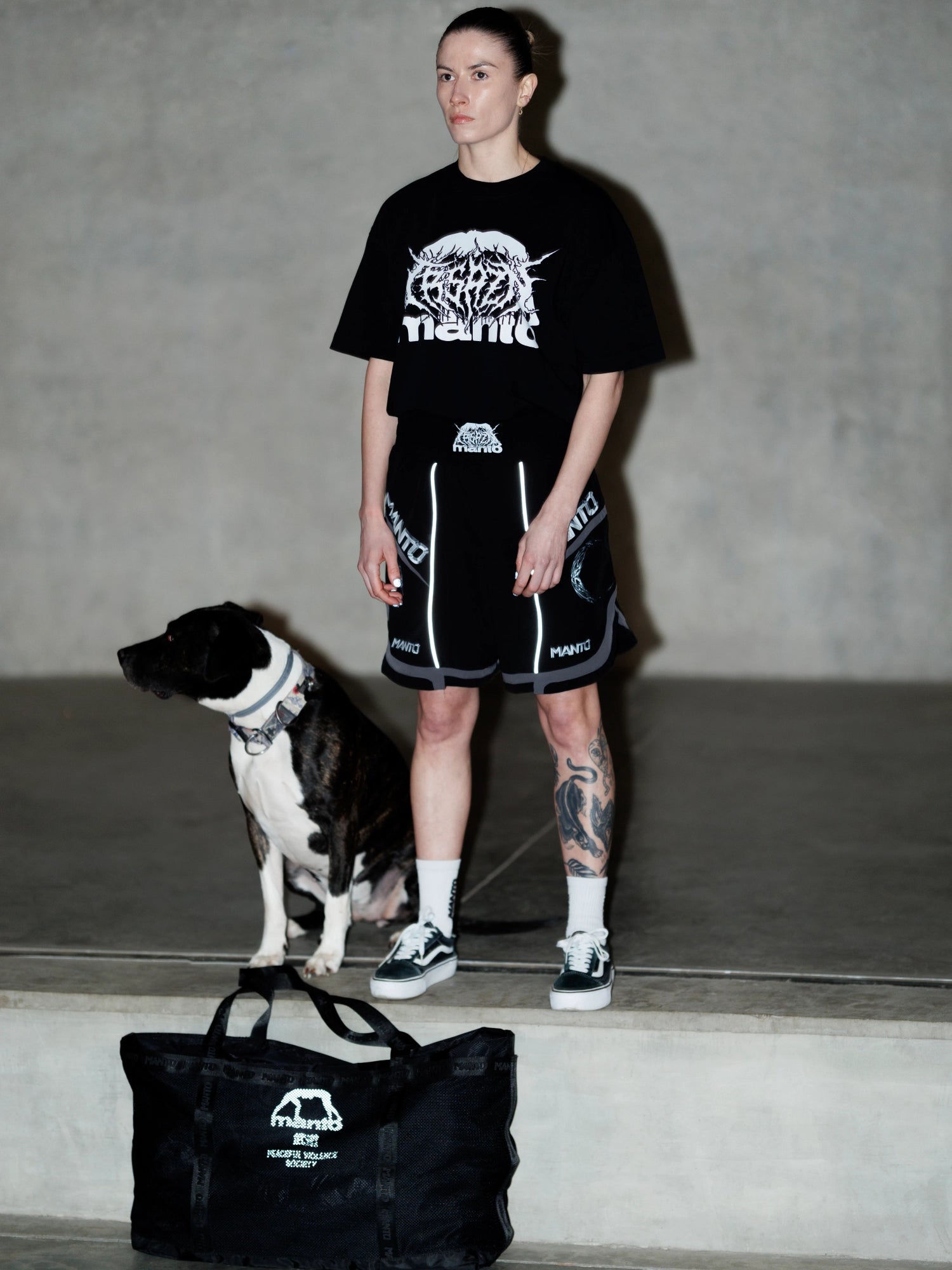 MANTO t-shirt TREASURE ZONE OVERSIZE schwarz - FIGHTWEAR