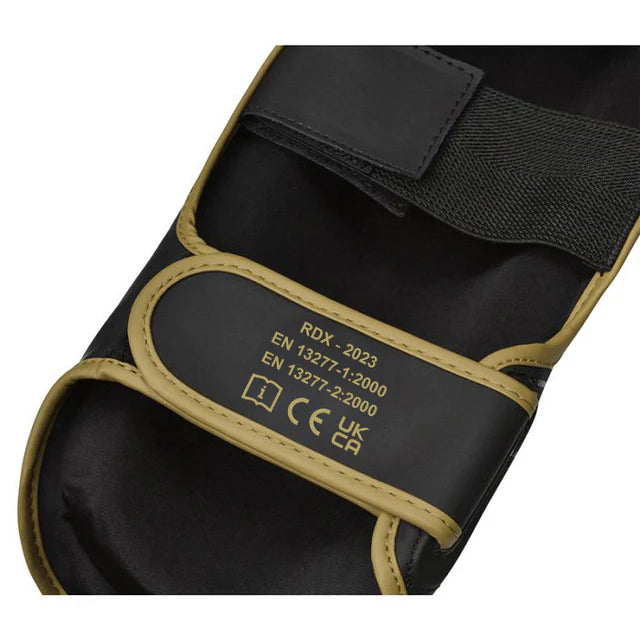 RDX F6 KARA MMA Protezione Sottopiede Shin - Oro