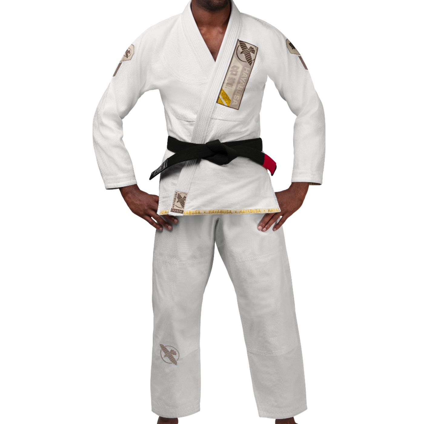 Hayabusa Ascend Lightweight Jiu Jitsu Gi - Weiss - FIGHTWEAR