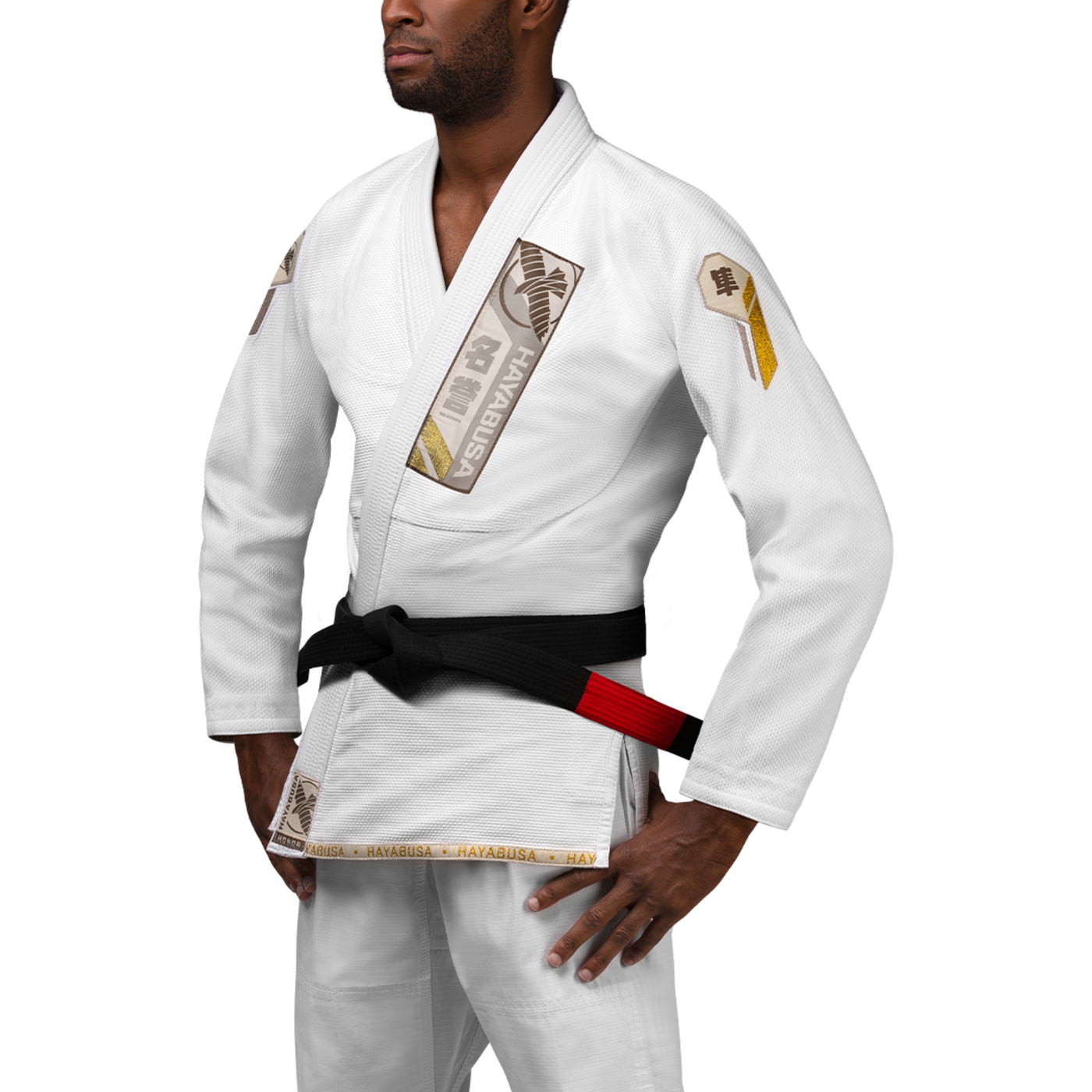 Hayabusa Ascend Lightweight Jiu Jitsu Gi - Weiss - FIGHTWEAR