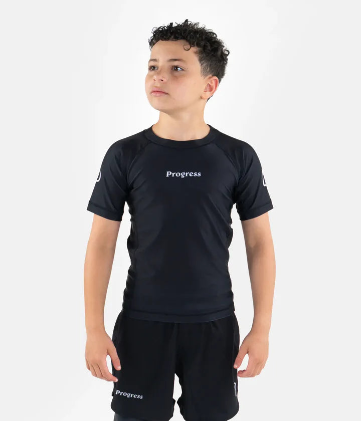 Progress Kids Academy Rashguard - Schwarz