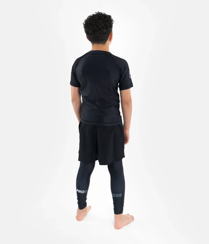 Progress Kids Academy Rashguard - Schwarz