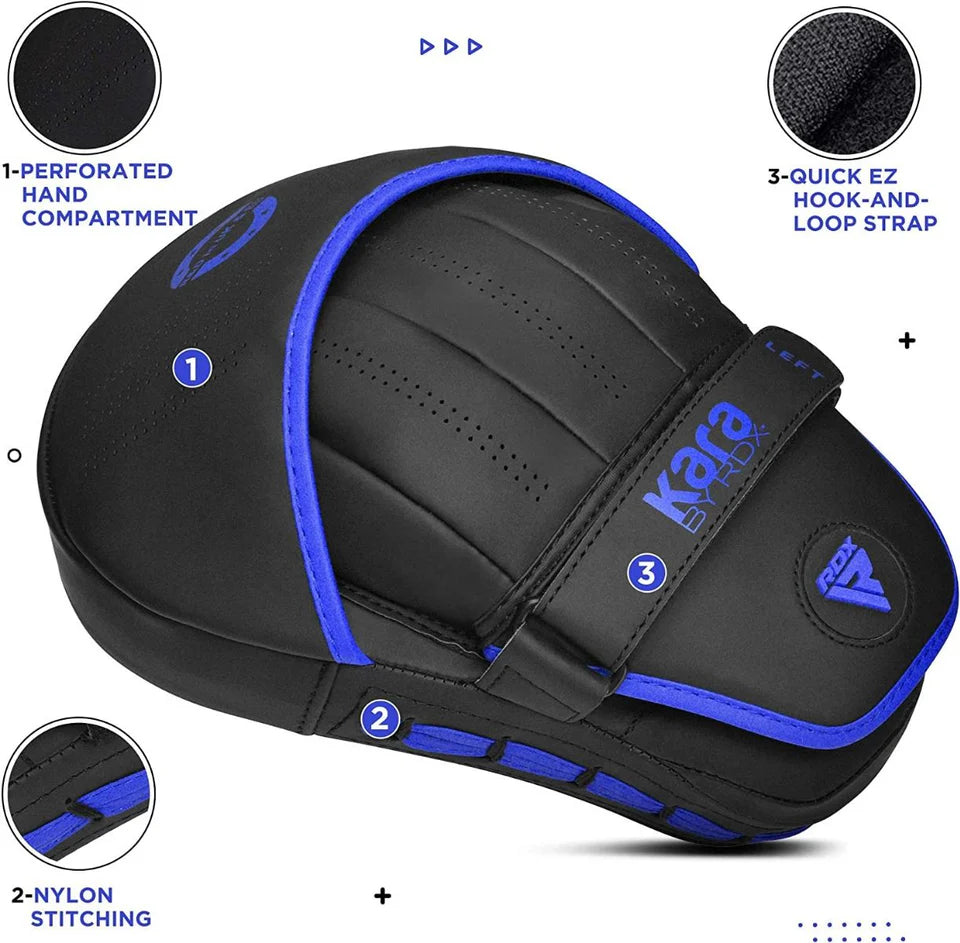 RDX F6 KARA Pads de boxe - Bleu