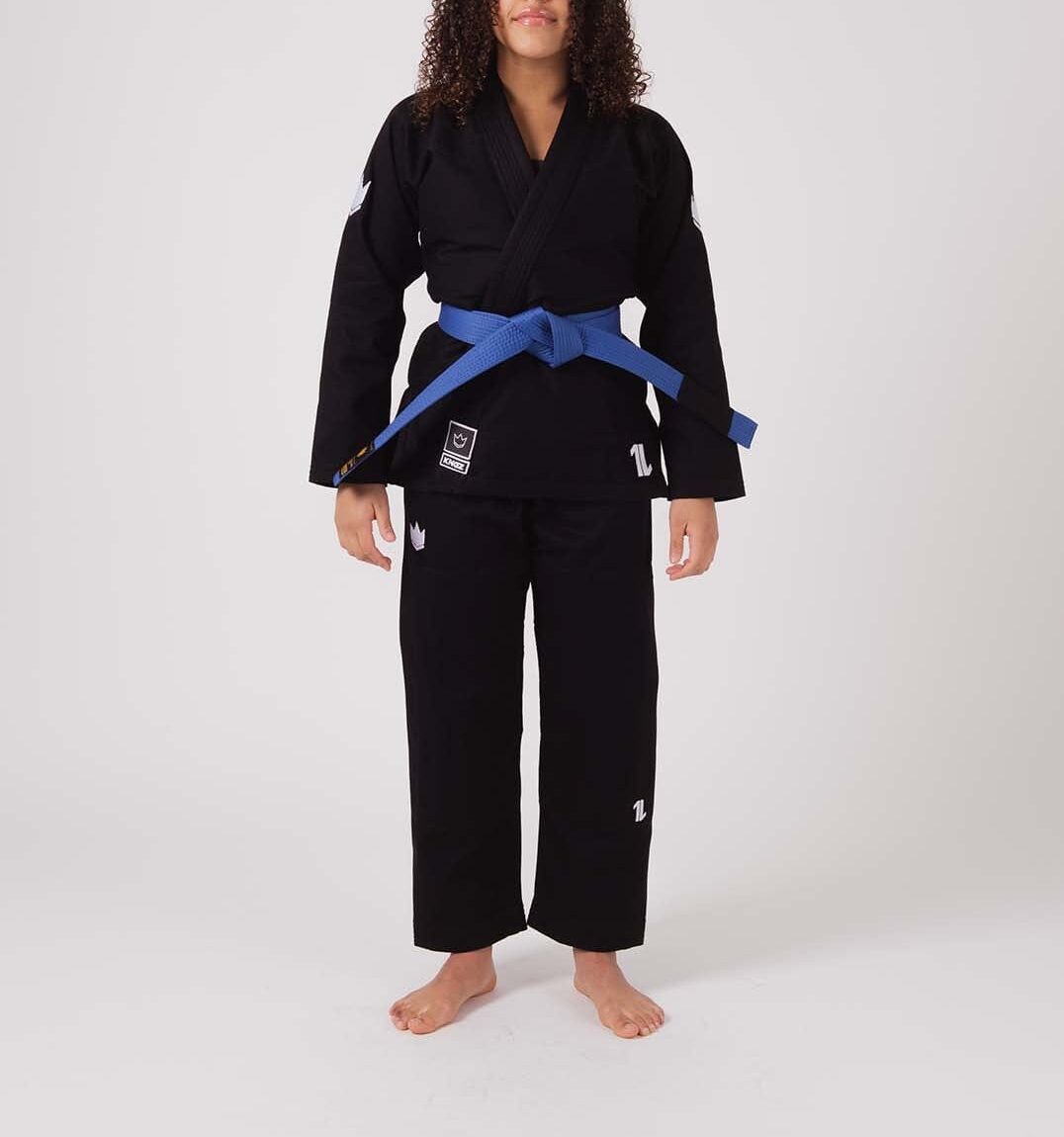 Kingz The ONE Kids BJJ Gi - Schwarz - FIGHTWEAR