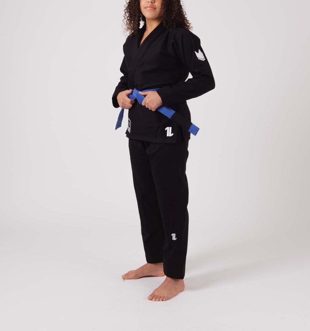 Kingz The ONE Kids BJJ Gi - Schwarz - FIGHTWEAR