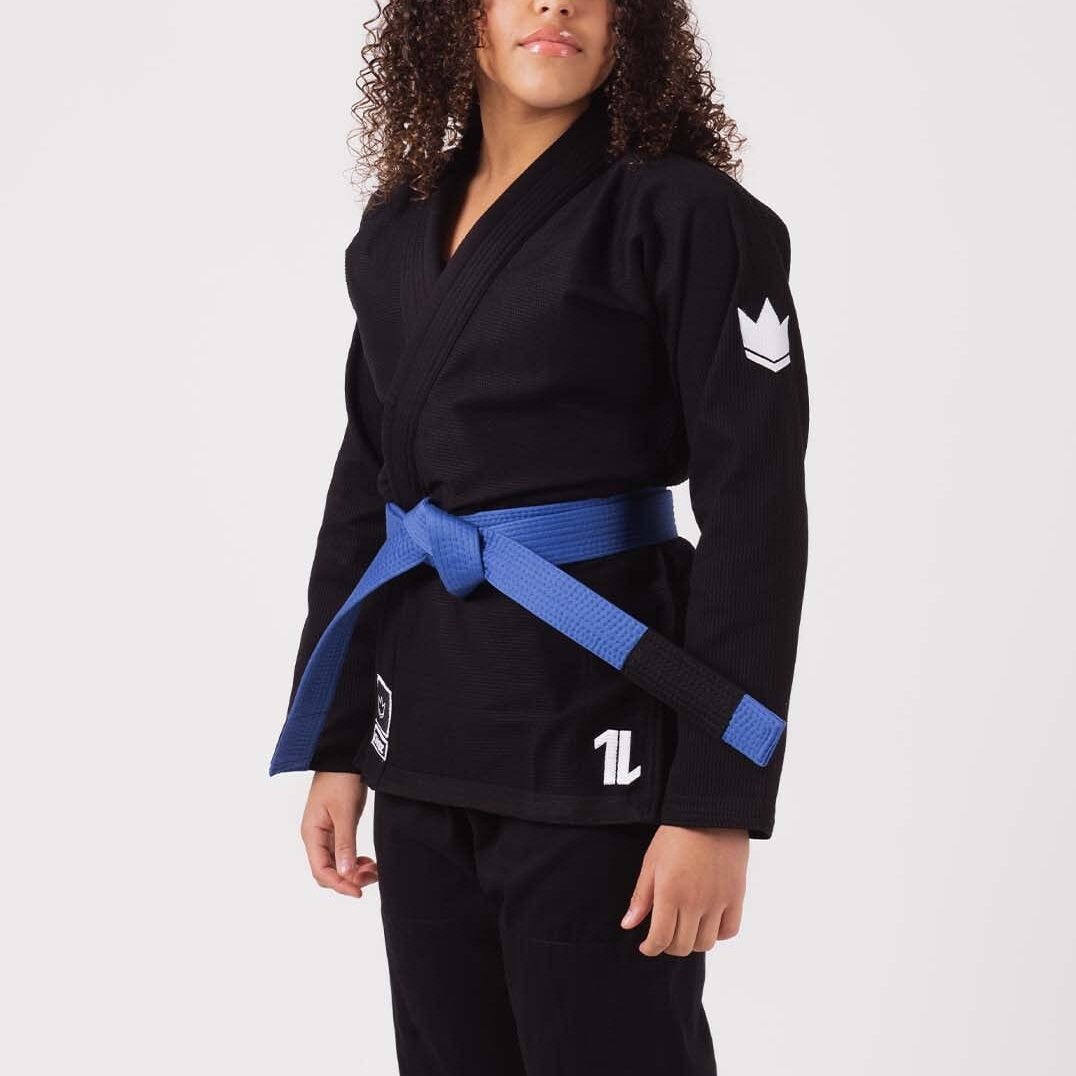 Kingz The ONE Kids BJJ Gi - Schwarz - FIGHTWEAR