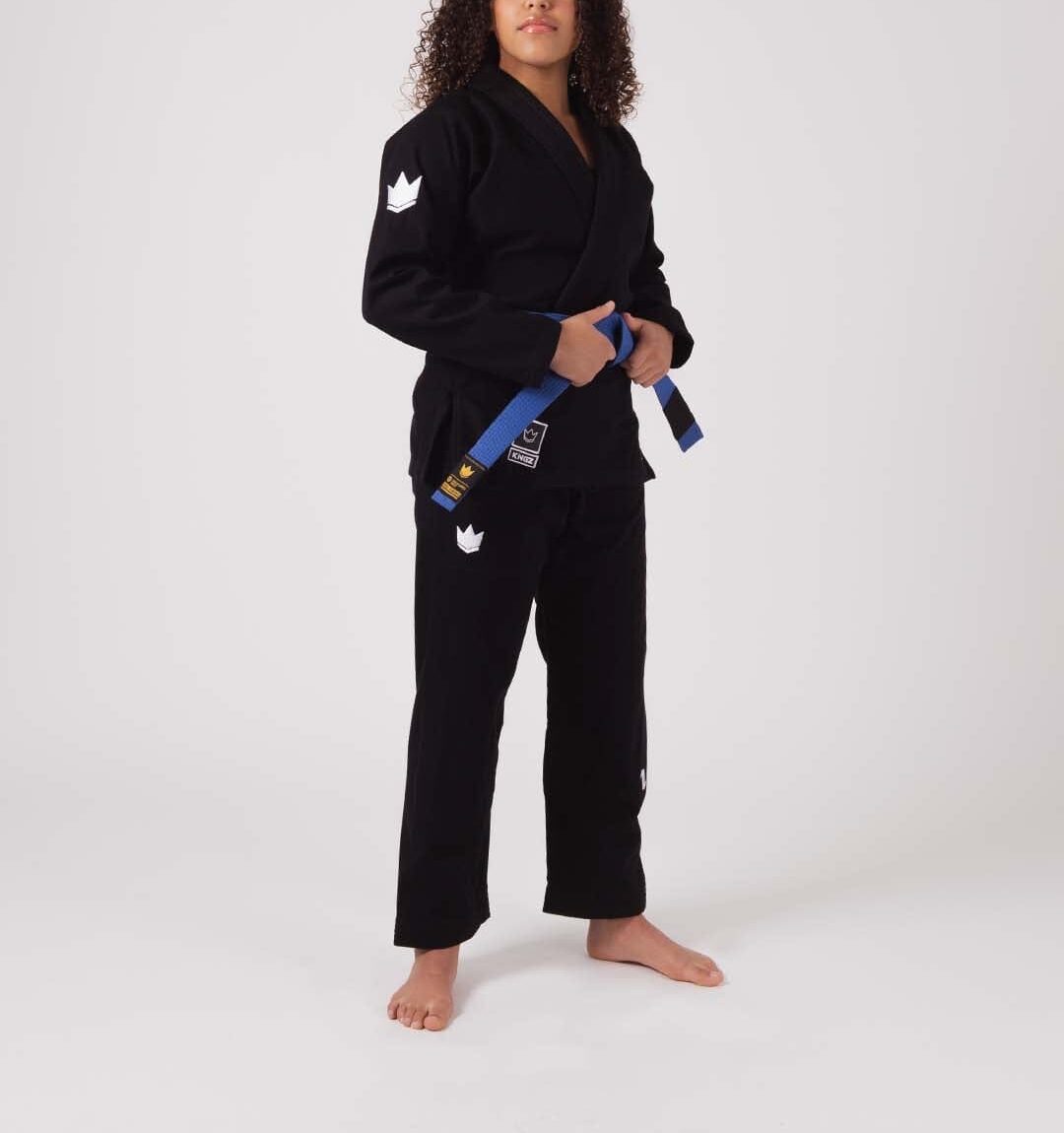 Kingz The ONE Kids BJJ Gi - Schwarz - FIGHTWEAR