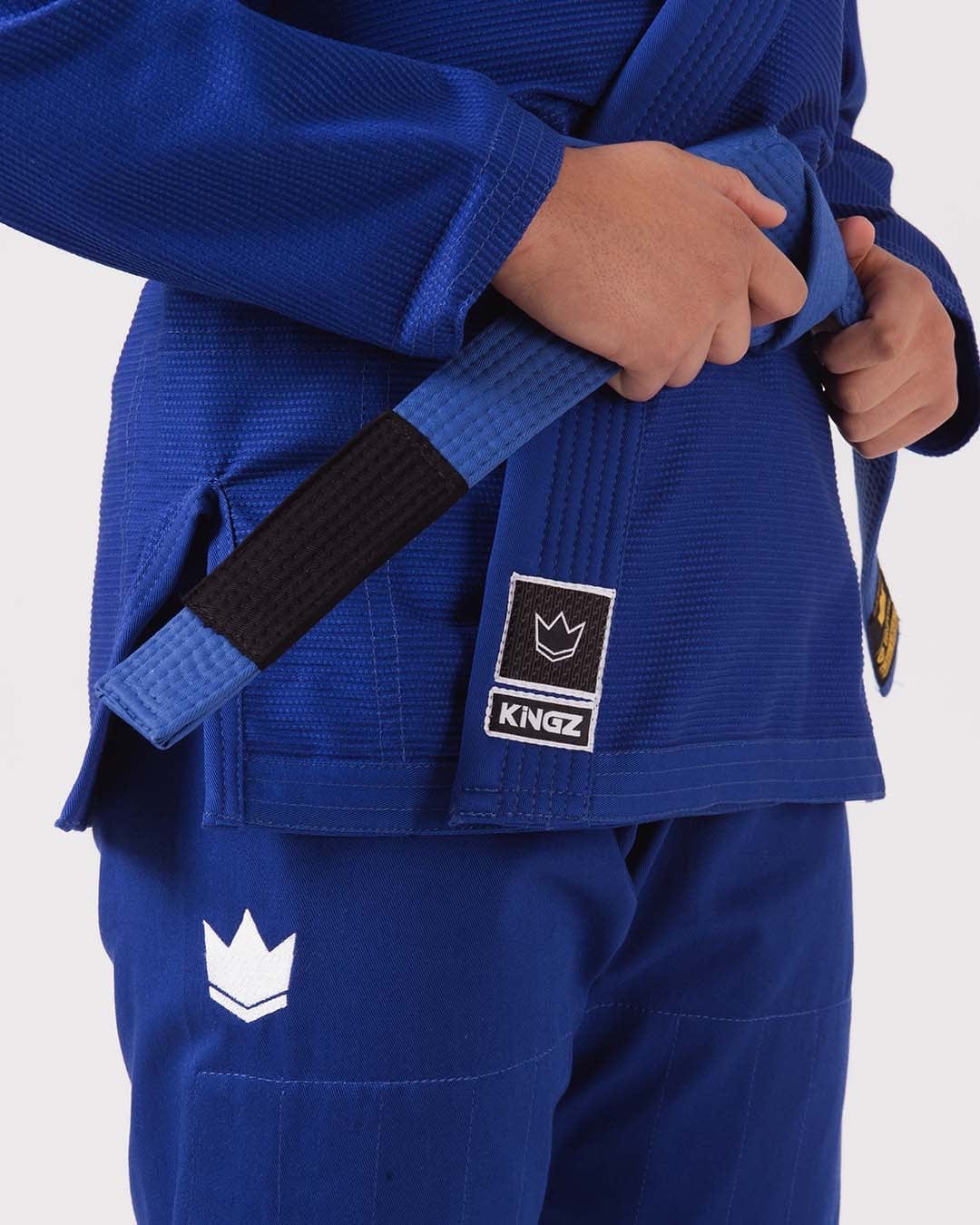 Kingz The ONE Kids BJJ Gi - Blau - FIGHTWEAR