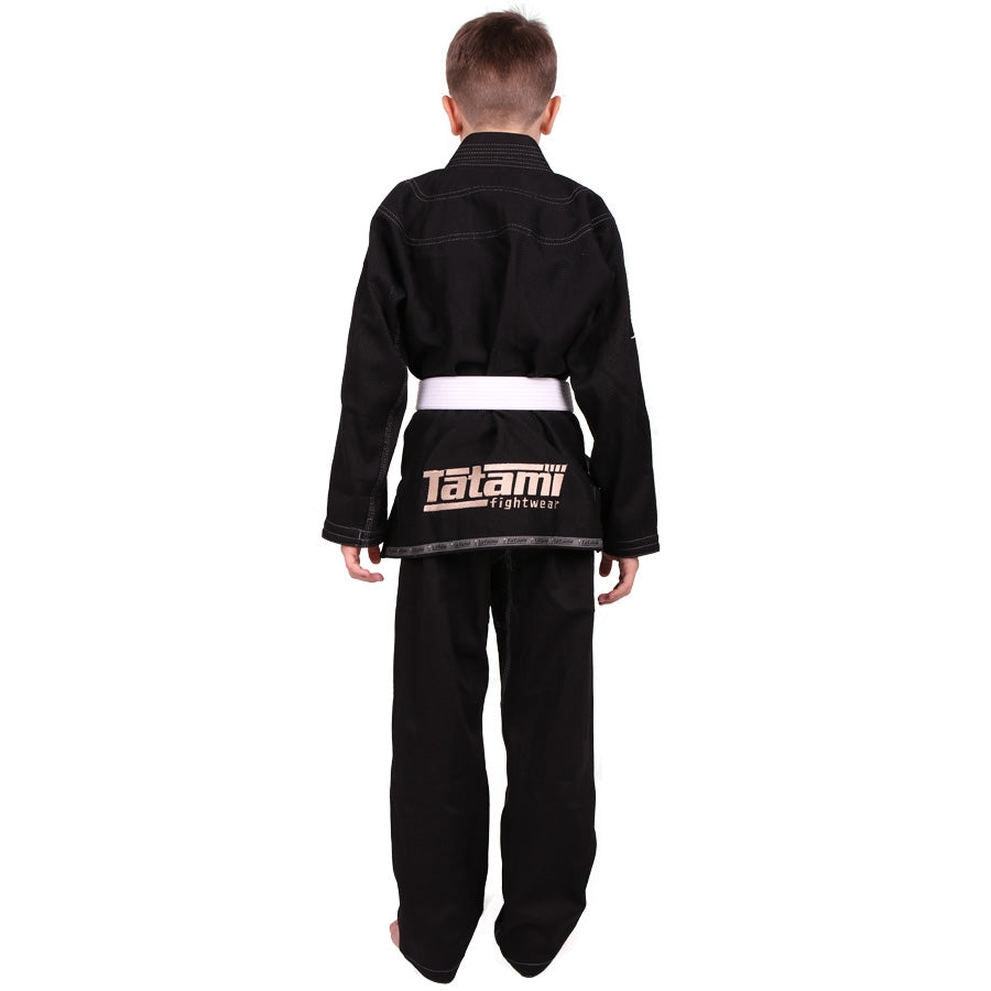 Tatami Meerkatsu Kids Animal Gi - Schwarz - FIGHTWEAR