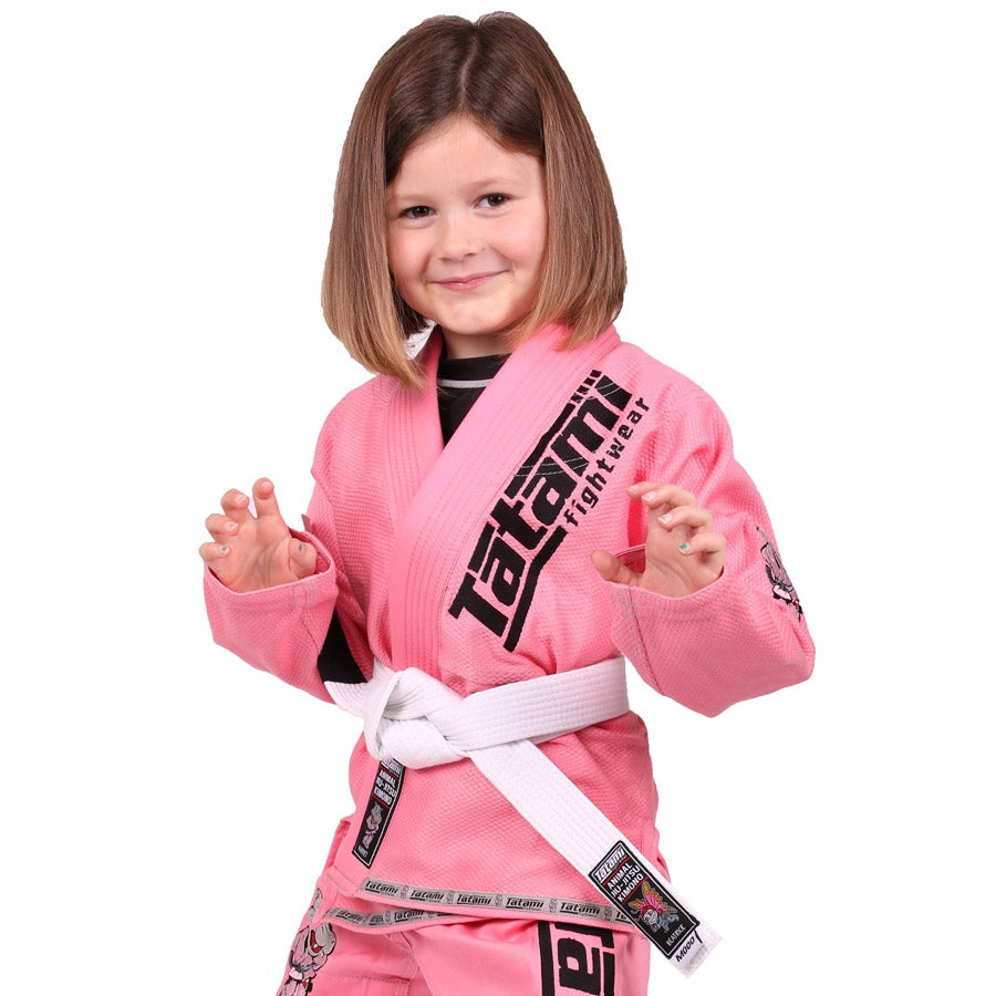 Tatami Meerkatsu Kids Animal BJJ Gi - Pink - FIGHTWEAR