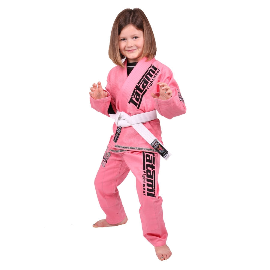 Tatami Meerkatsu Kids Animal BJJ Gi - Pink - FIGHTWEAR