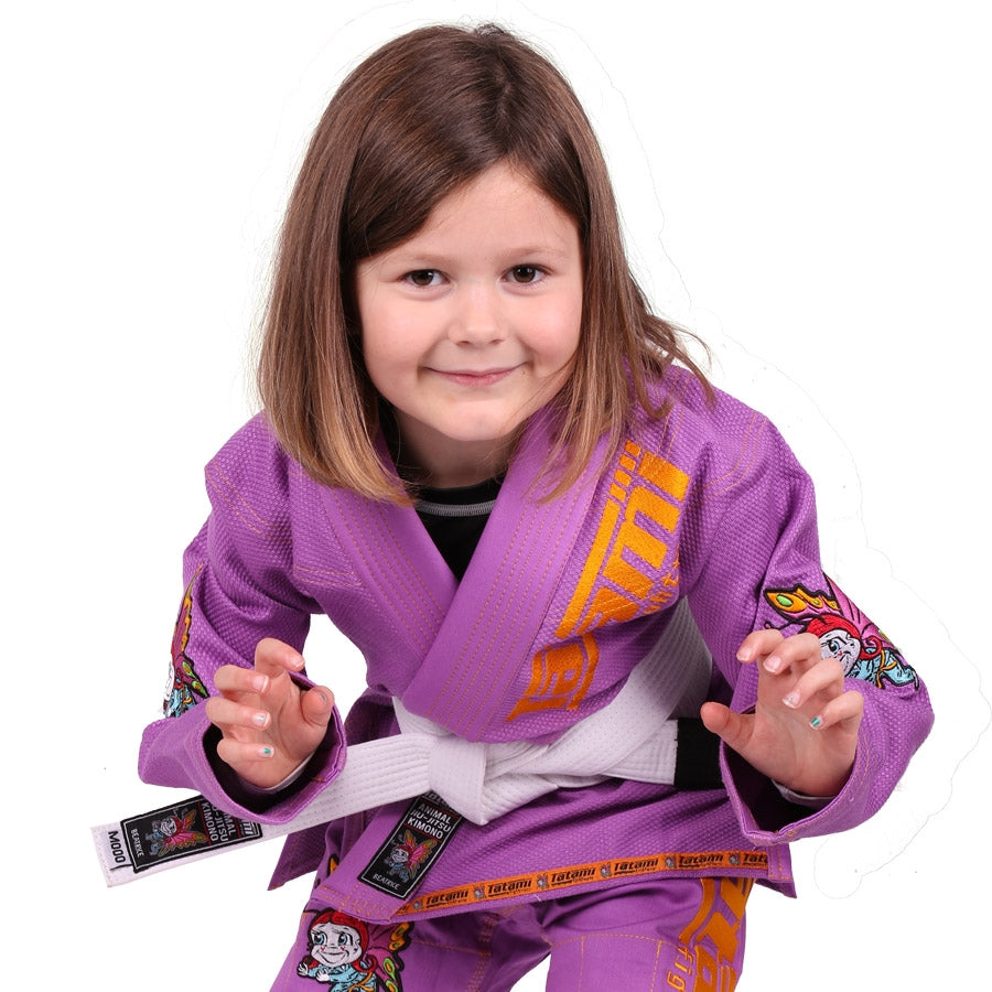 Tatami Meerkatsu Kids Animal BJJ Gi - Violett - FIGHTWEAR