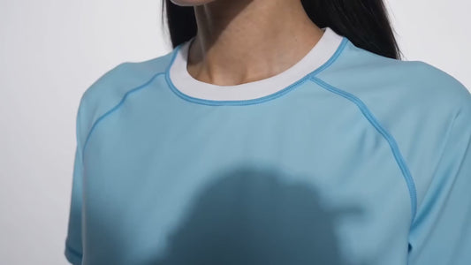 ALYART Apex Women’s BJJ Rashguard - Himmelblau