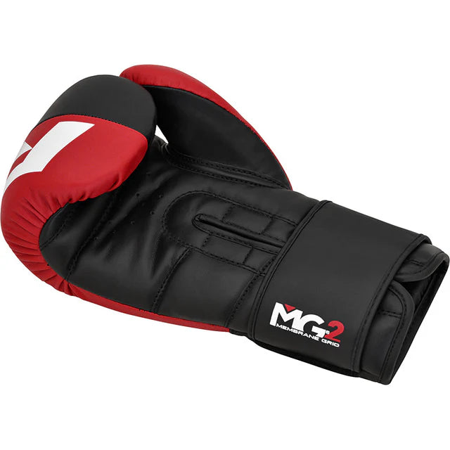 RDX F4 Sparring Boxhandschuhe Klettverschluss - Rot
