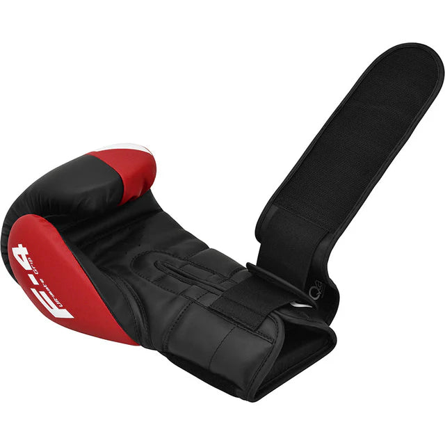 RDX F4 Sparring Boxhandschuhe Klettverschluss - Rot