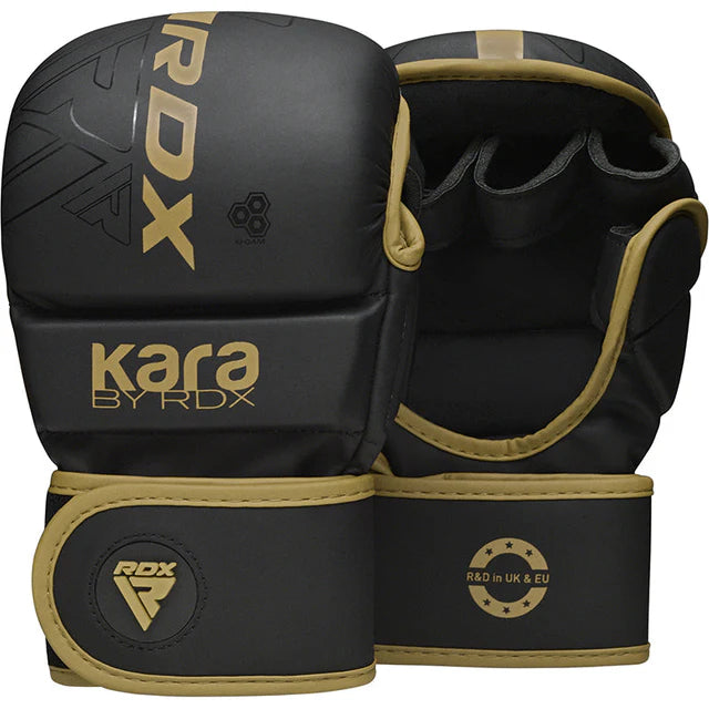 RDX F6 KARA MMA Sparring Handschuhe 7oz - Gold