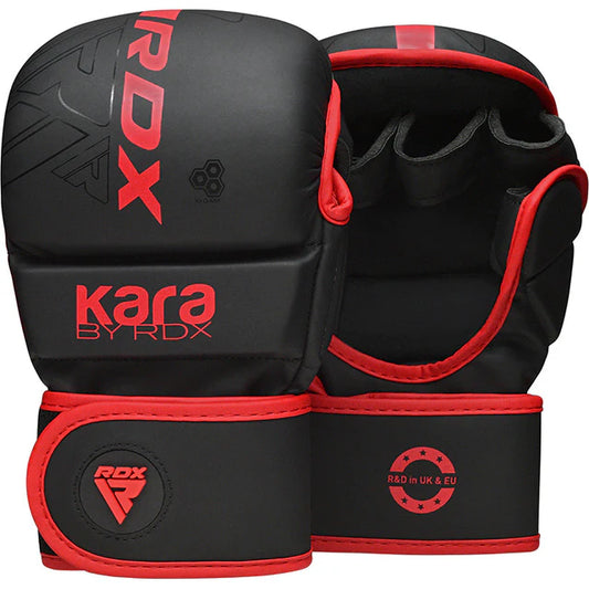 RDX F6 KARA MMA Sparring Handschuhe 7oz - Rot