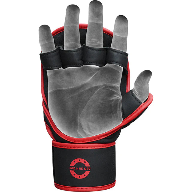 RDX F6 KARA MMA Sparring Handschuhe 7oz - Rot