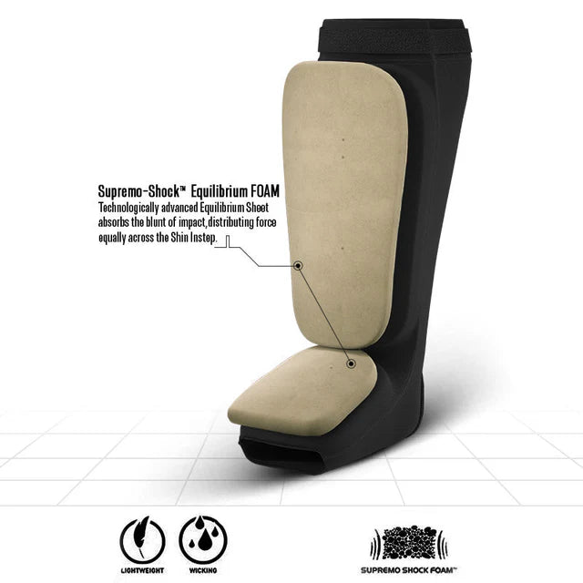 RDX SIB Gepolsterte SchienbeinSchützenr OEKO-TEX® Standard 100 certified - Schwarz