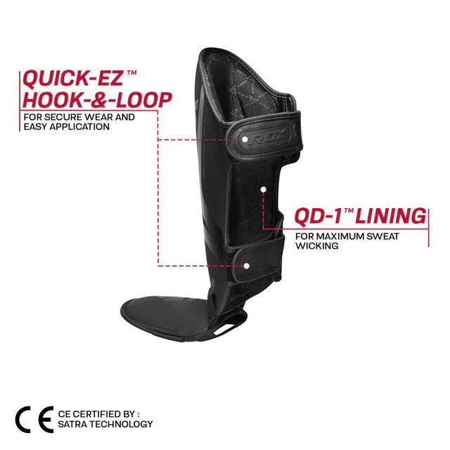 RDX T15 Schienbein Einlagenschutz - Schwarz