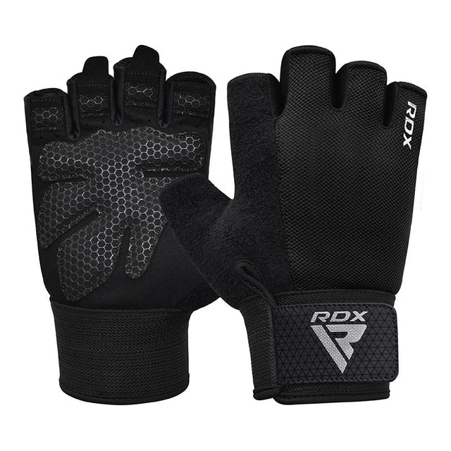 RDX W1H Gymnastikhandschuhe - Schwarz