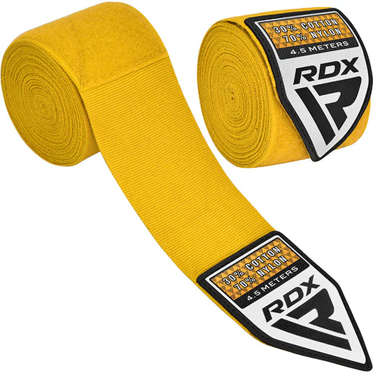 RDX WX 4.5 Fasce Per Mani Da Boxe Professionali - Gialle