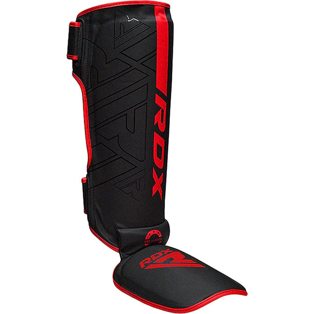 Protezione per soletta tibia RDX F6 KARA MMA - Rossa