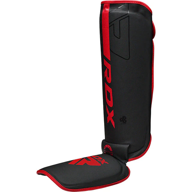 Protezione per soletta tibia RDX F6 KARA MMA - Rossa