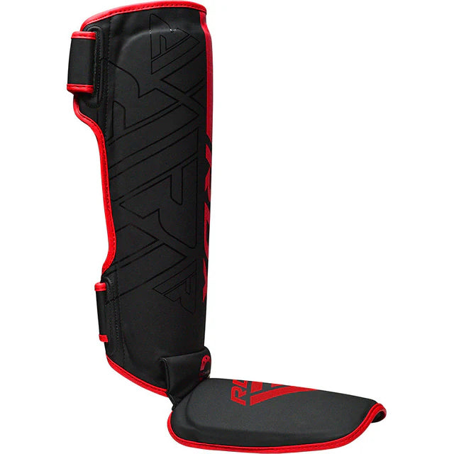 Protezione per soletta tibia RDX F6 KARA MMA - Rossa